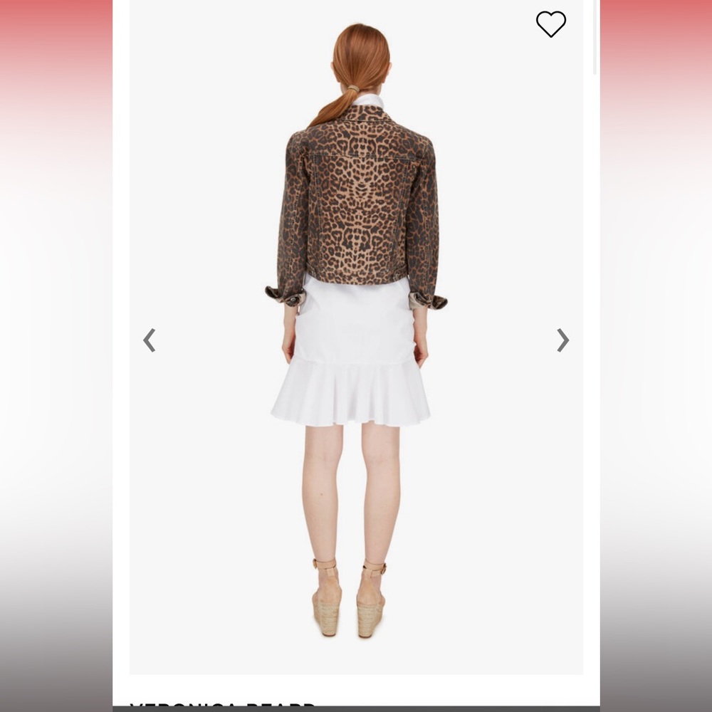 Veronica Beard Leopard Jean Jacket